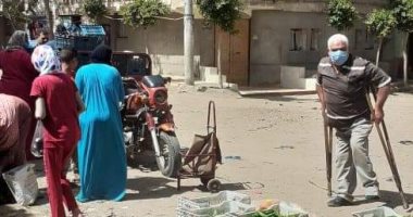 رئيس مدينة تلا: فض سوق قرية ميت أبو الكوم لمنع الزاحم بسبب فيروس كورونا المستجد