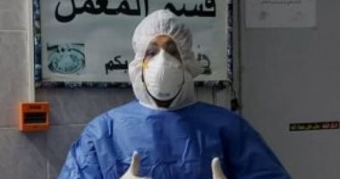 الجيش الأبيض.. أحمد أخصائى تحاليل بمستشفى الصدر بدكرنس فى الدقهلية يواجه كورونا