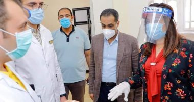 محافظ دمياط تتفقد مستشفيى الحميات والصدر لمتابعة إجراءات التعامل مع كورونا 