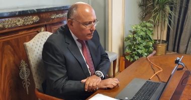سامح شكرى يُشارك باجتماع لجنة تنسيق المساعدات الدولية للشعب الفلسطينى.. صور