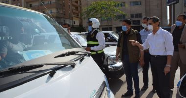 محافظ الغربية: ضبط 15 شخصا خالفوا قرار ارتداء الكمامة بطنطا.. صور
