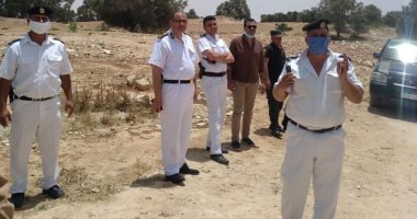 إزالة التعدىات على قطعة أرض تابعة للآثار ببرج العرب غرب الإسكندرية