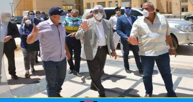 محافظ جنوب سيناء يتفقد الأعمال الإنشائية بجامعة الملك سلمان  