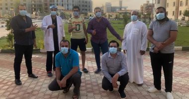 الطاقم الطبى الثانى ينهى عمله بعزل المدينة الجامعية ببنى سويف