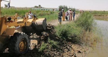 حملة لإزالة المزارع السمكية والمبانى المخالفة بمركز يوسف الصديق فى الفيوم