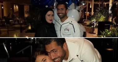 شاهد أول ظهور لأحمد فتحى وزوجته بعد شفائها من كورونا