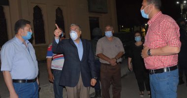 محافظ المنيا يتابع أعمال رصف شارعي سعد زغلول والحرية وتطوير ميدان المحطة