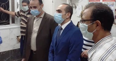 نائب محافظ سوهاج ووكيل وزارة الصحة يتفقدان معهد القلب والجهاز الهضمى