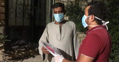 فريق التوعية والإعلام بالأقصر يشرح لمصابى كورونا كيفية العزل المنزلى