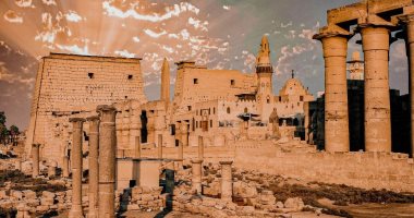 عبد الله شاب أقصرى يطلق أول معرض أونلاين لنشر المعالم الفرعونية والتاريخية 