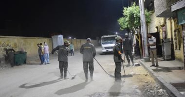 رئيس مدينة الأقصر : مواصلة تنفيذ حملات النظافة بشارع أحمد عرابى بحى جنوب