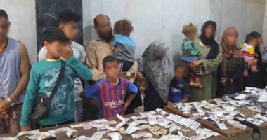 مملكة التسول بالحصري.. ضبط 7 أشخاص يتسولون بالأطفال في أكتوبر