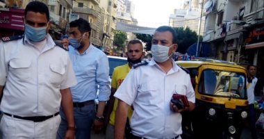 صور .. إزالة الإشغالات فى حملات مكبرة شرق الإسكندرية