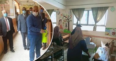 صور.. كيف استعدت المحافظات لامتحانات الثانوية العامة؟.. تطهير وتعقيم اللجان وكشف حراري للطلاب قبل الدخول وتوفير سبل الراحة للمراقبين.. وتوقيع برتوكولات مع وزارة الصحة لتوفير طبيب وزائرة فى اللجان