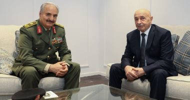 رئيس البرلمان الليبى يلتقى حفتر عصر اليوم بالقاهرة لبحث التدخلات التركية