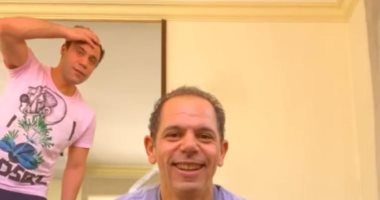 فيديو.. شاهد رامى ومحمد إمام بعد تمارين شاقة 