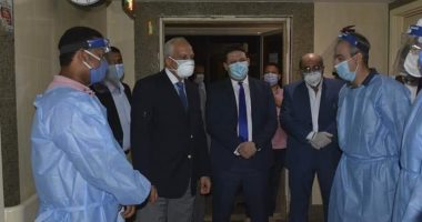جولة مفاجئة لمحافظ الجيزة بمستشفيات البدرشين الحوامدية وأبو النمرس