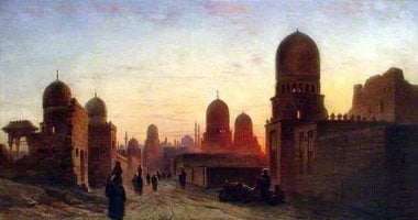 100 لوحة عالمية .. "مقابر القاهرة" قدسية الموت فى الحضارة المصرية  