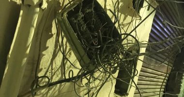 شكوى من تهالك بوكس التليفون بشارع سرحان عبداللطيف فى حدائق حلوان