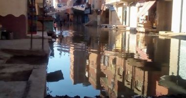 شكوى من طفح الصرف الصحى بشارع مسجد التوحيد فى عزبة محمد نجيب بالمرج