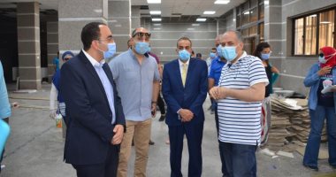نائب محافظ الإسماعيلية يتفقد مستشفى الحميات للتأكد من جاهزيته للعزل.. صور