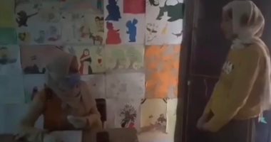 أطفال قرية قاطية بشمال سيناء يواجهون كورونا بمشاهد تمثيلية.. صور 