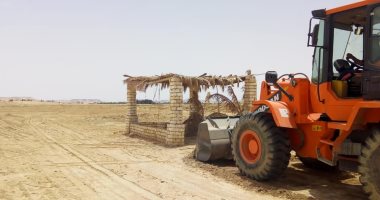 محافظة الجيزة: استرداد 130 فدان من أملاك الدولة بالواحات البحرية..صور