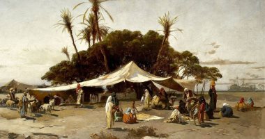100 لوحة عالمية.. "الواحة" حياة الصحراء كما يرها الفن