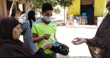صور ..حملة للشباب والرياضة بالغربية لتوزيع الكمامات على المواطنين مجانا 