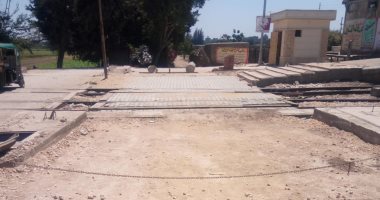 اضبط مخالفة.. وقف أعمال تطوير مزلقان قطار مسجد وصيف فى الغربية