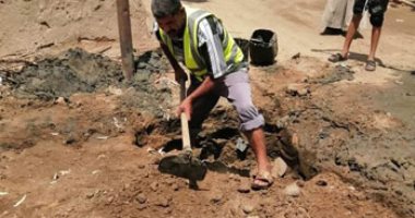 محافظ الشرقية يكلف بإصلاح ماسورة أسفل عمود كهرباء استجابة لليوم السابع ..صور