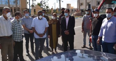 محافظ مطروح يشهد تشغيل عدد من السيارات تمت صيانتها وإعادة تاهيلها