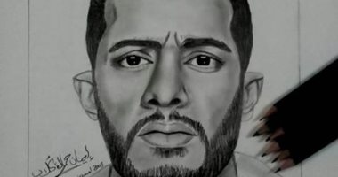 قارئة فلسطينية تشارك برسمة تبرز موهبتها للفنان محمد رمضان 