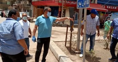 صور.. حى أول طنطا يشن حملة نظافة مكبرة ورفع تراكمات القمامة والأتربة