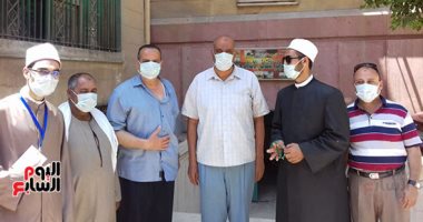 صور..فريق من وعاظ الأزهر يشارك في مبادرة "إرادة شعب الشرقية" لمواجهة كورونا