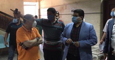 نائب محافظ بنى سويف يتفقد المستشفى الجامعي لمتابعة توافر المستلزمات الطبية