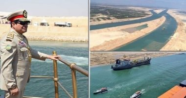 من الأرشيف.. 37 دولة و62 دبلوماسى شاركوا فى افتتاح قناة السويس الجديدة..صور