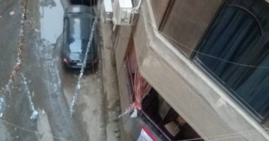 شكوى من غرق شارع يوسف مرزوق في عزبة النخل بالصرف الصحى