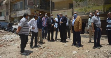 محافظ الجيزة يتفقد المحاور البديلة لشارع الأهرام.. ويؤكد: إزالة 124 عقار من "ترسا"