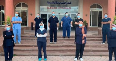 تعافى 4 حالات جديدة من المعسكر الطبى فى "أبو قير " شرق الإسكندرية 