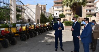 صور ..محافظ الفيوم يتفقد المعدات الجديدة للتطهير والتعقيم 
