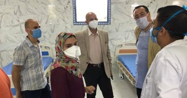 إضافة جناح جديد لعزل حالات كورونا بمستشفى الصدر فى الزقازيق بإجمالى 46 سريرا