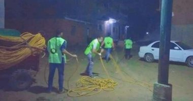 أهالى قرية تفهنا العزب فى الغربية يشنون حملة تطهير بالجهود الذاتية.. صور