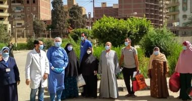 تعافى 8 حالات مصابة بكورونا وخروجها من مستشفى الصدر 