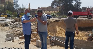 صور.. بدء أعمال تطوير البوابة الرئيسية لمدخل مدينة المحلة الكبرى
