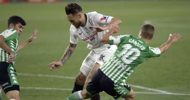 ملخص وأهداف مباراة أشبيلية ضد ريال بيتيس فى الدورى الإسبانى