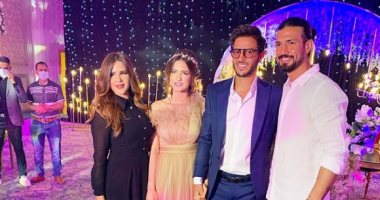 حمدي فتحي لاعب الأهلي يحتفل بعقد قرانه