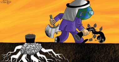 كاريكاتير صحيفة إماراتية.. العرب يقطعون أذرع داعش 
