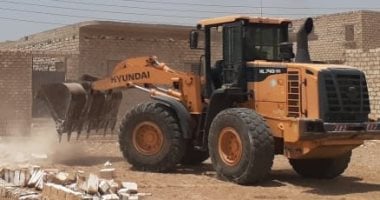 إزالة 28 حالة تعد على أراض زراعية وأملاك دولة فى محافظة بنى سويف