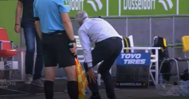 هدف هالاند القاتل يتسبب فى إصابة مدرب بوروسيا دورتموند.. فيديو